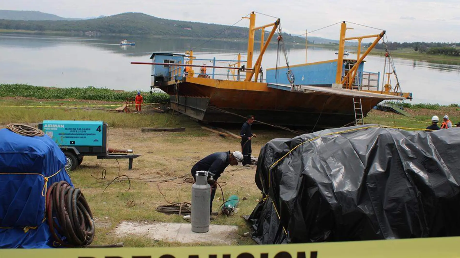 La Panga de San Baltazar Tétela, mejor conocida como el ferry más pequeño del mundo, estará detenida